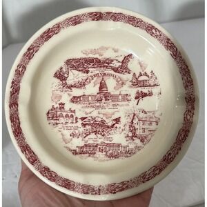 Vernon Kilns West Virginia Vintage Ashtray 5.75" Made in USA